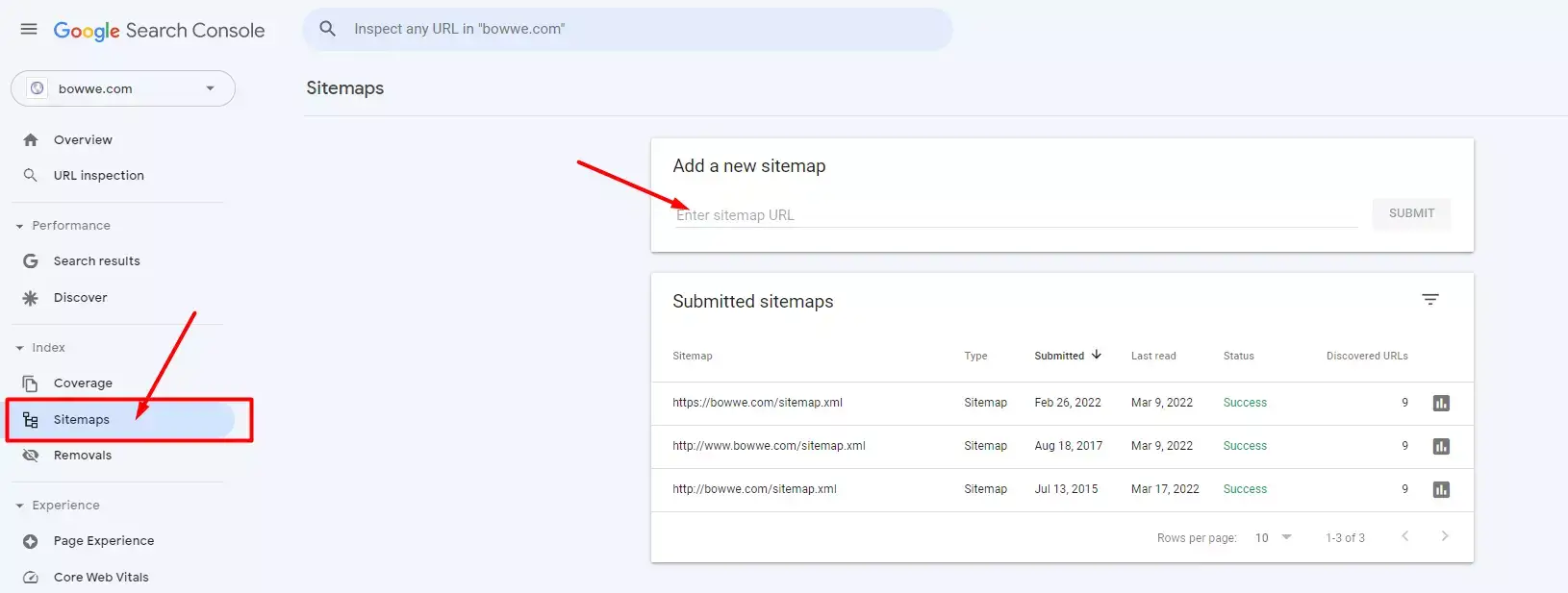 Скриншот Google Search Console № 7